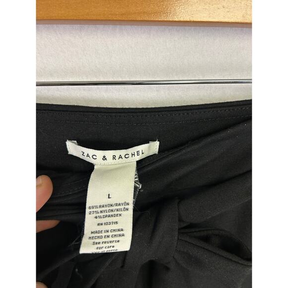 Zac & Rachel Black Dress Pull On Pants - Size Large Career Professional - Picture 4 of 7